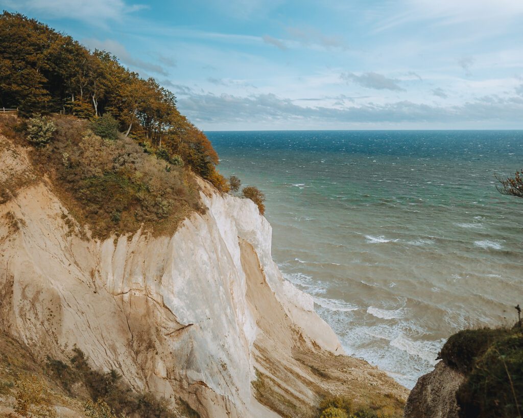 Møns Klint Denmark ocean summery sun shining cliffs møn Moen